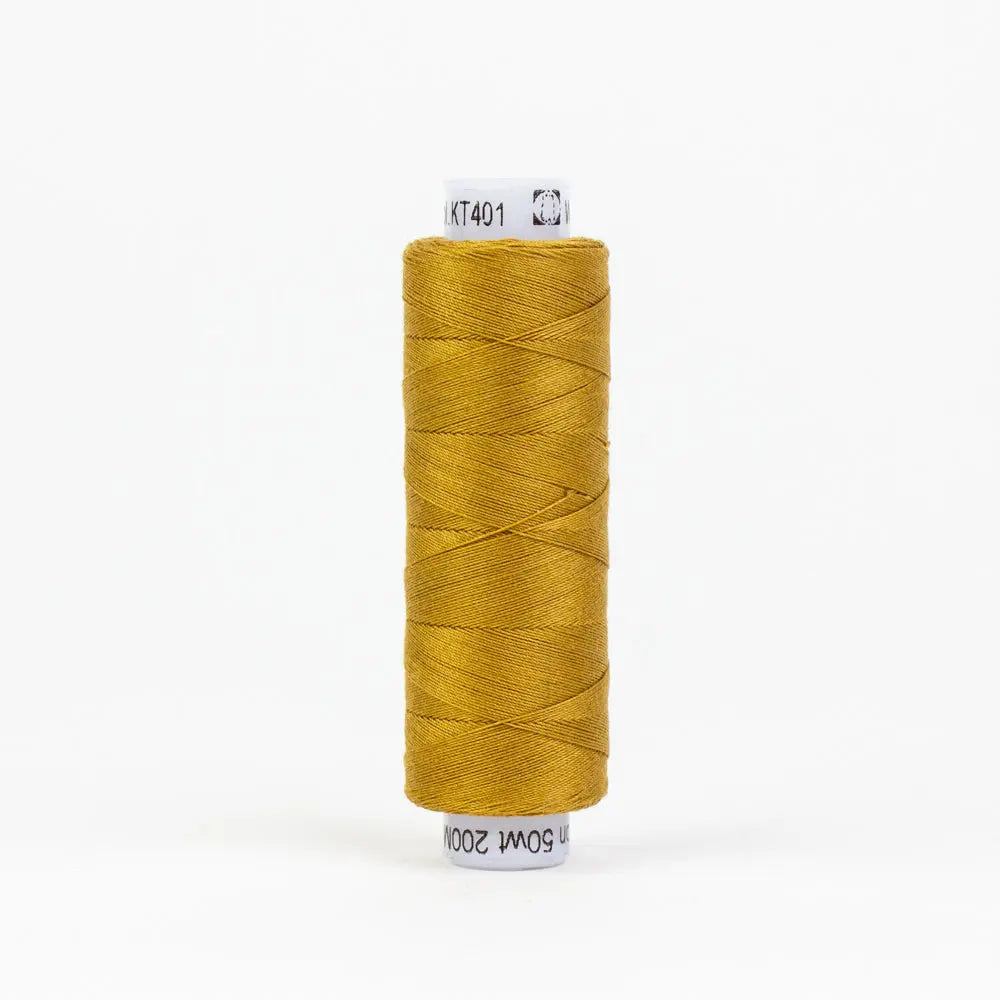 KT401 - Konfetti™ 50wt Egyptian Cotton Dark Gold Thread