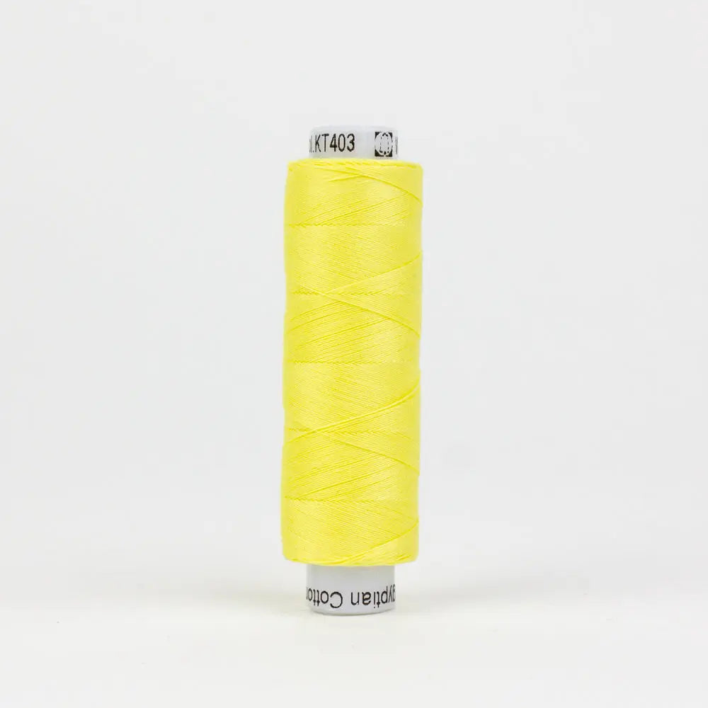 KT403 - Konfetti™ 50wt Egyptian Cotton Yellow Thread