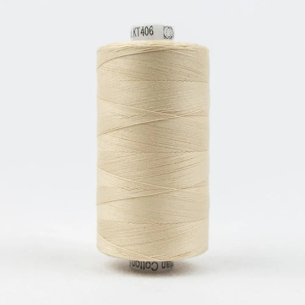 KT406 - Konfetti™ 50wt Egyptian Cotton Ivory Thread