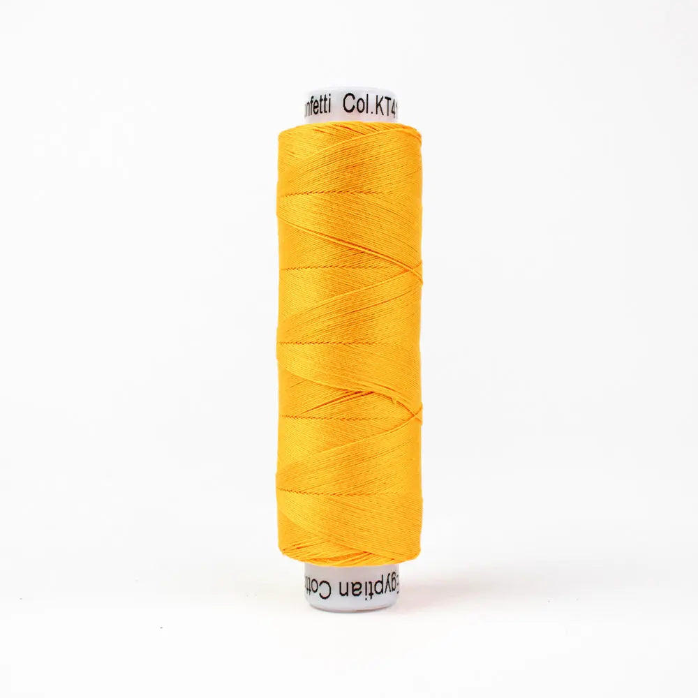 KT411 - Konfetti™ 50wt Egyptian Cotton Thread Lemon Curd
