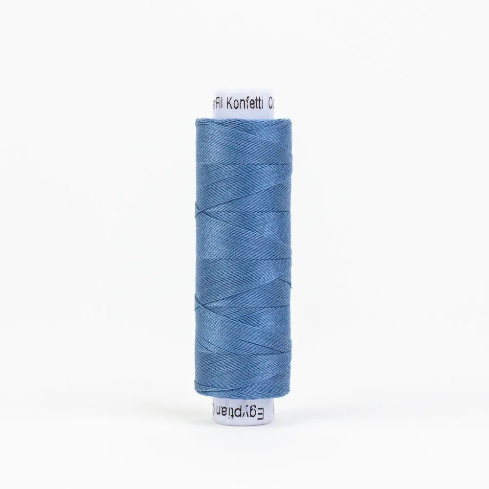 KT600 - Konfetti™ 50wt Egyptian Cotton Blue Thread