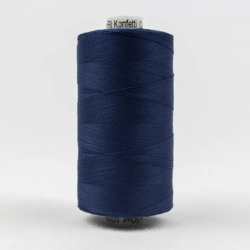 KT601 - Konfetti™ 50wt Egyptian Cotton Navy Thread