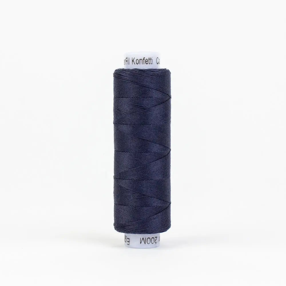 KT602 - Konfetti™ 50wt Egyptian Cotton Dark Navy Thread