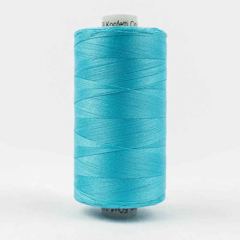 KT608 - Konfetti™ 50wt Egyptian Cotton Medium Peacock Blue Thread
