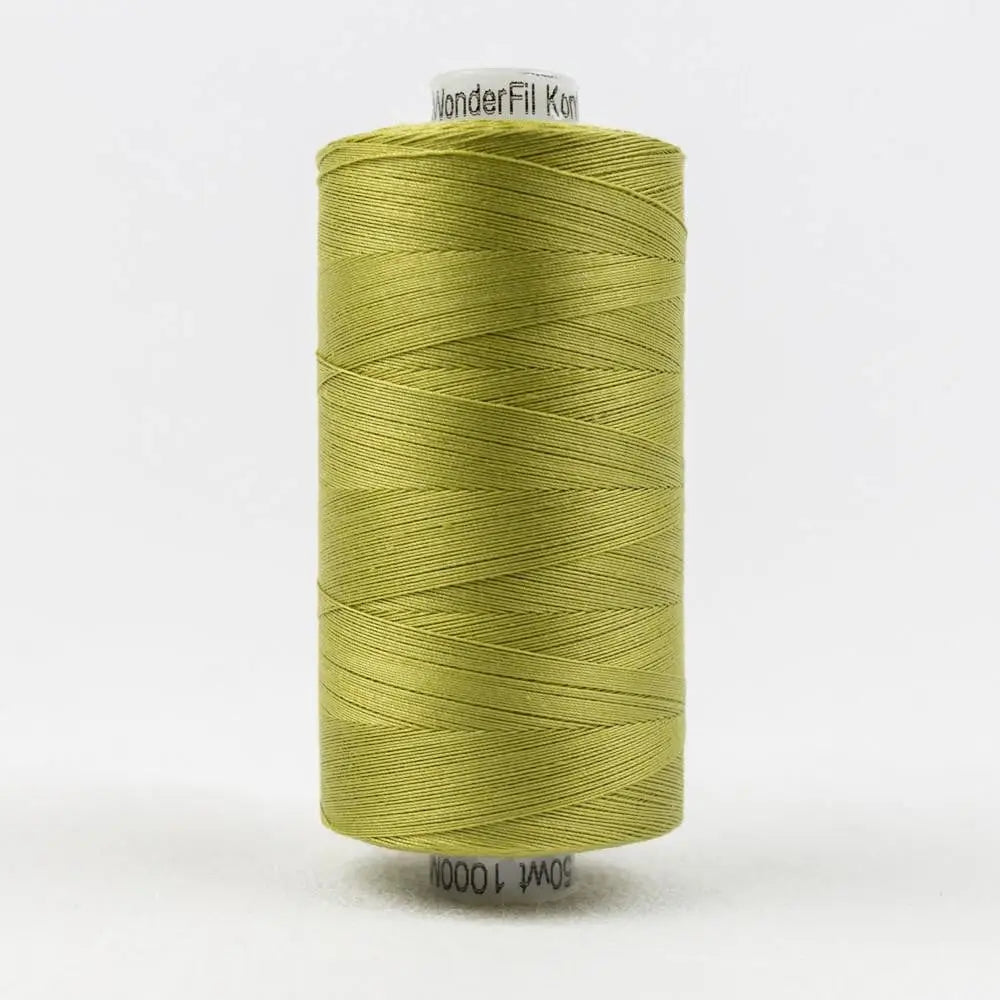 KT611 - Konfetti™ 50wt Egyptian Cotton Brass Green Thread