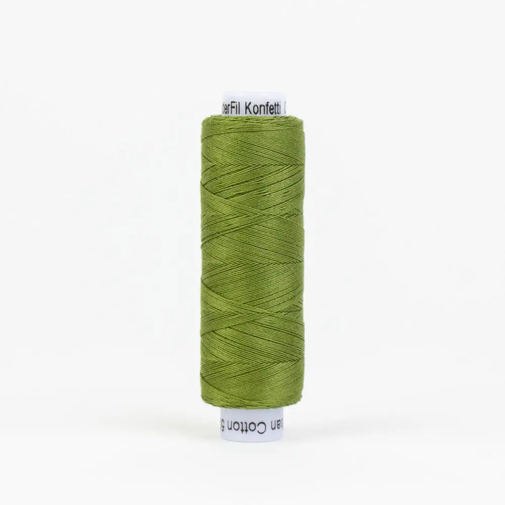 KT612 - Konfetti™ 50wt Egyptian Cotton Olive Green Thread