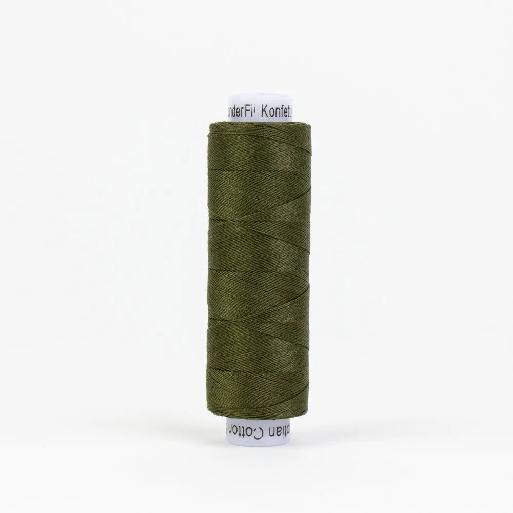 KT707 - Konfetti™ 50wt Egyptian Cotton Pine Green Thread