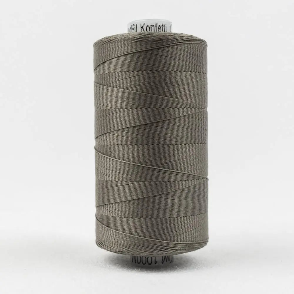 KT804 - Konfetti™ 50wt Egyptian Cotton Brown Grey Thread