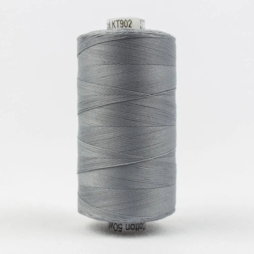 KT902 - Konfetti™ 50wt Egyptian Cotton Medium Grey Thread