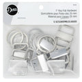 Key Fob Hardware1in Nickel Includes Fob & Ring