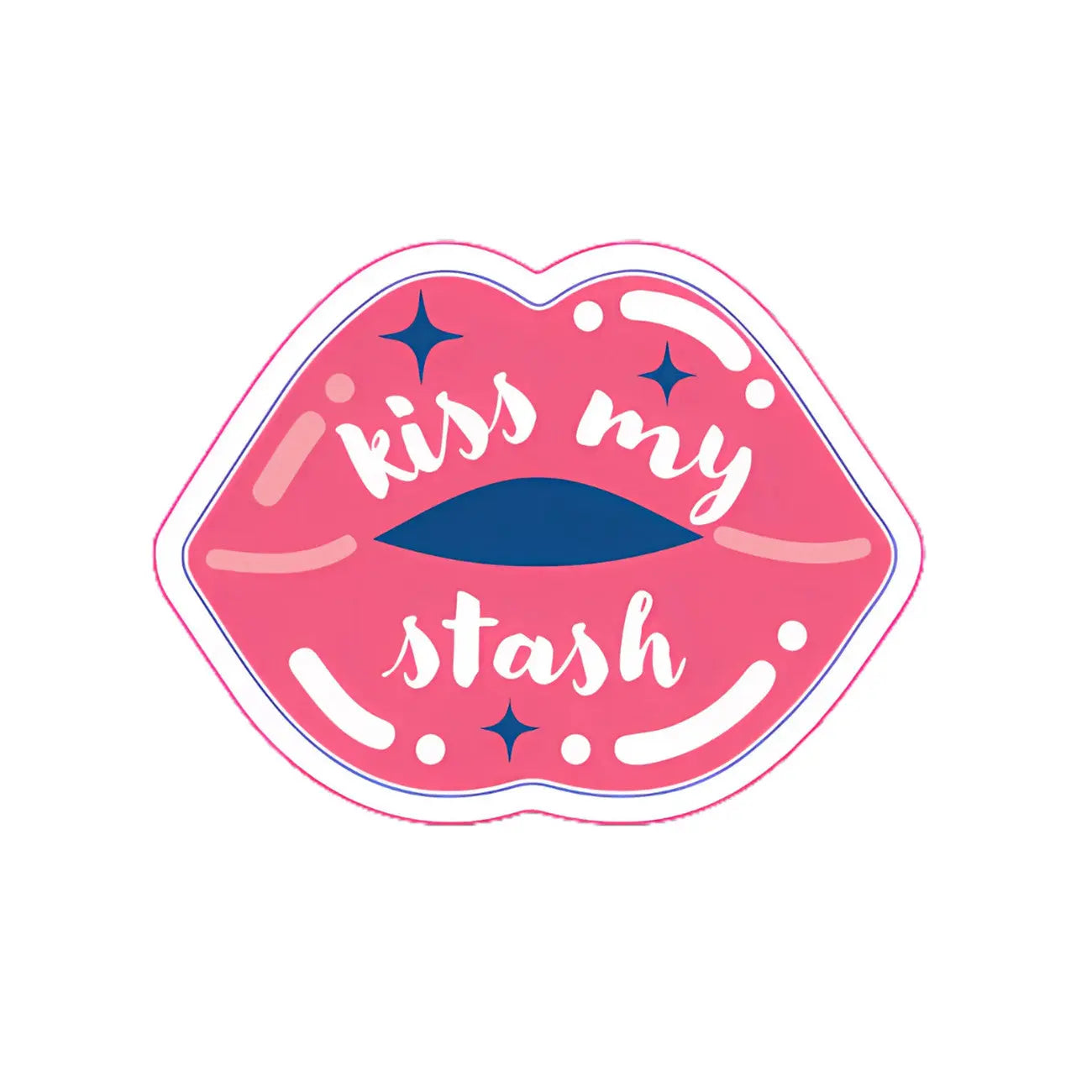 Kiss My Stash Sticker 6pk
