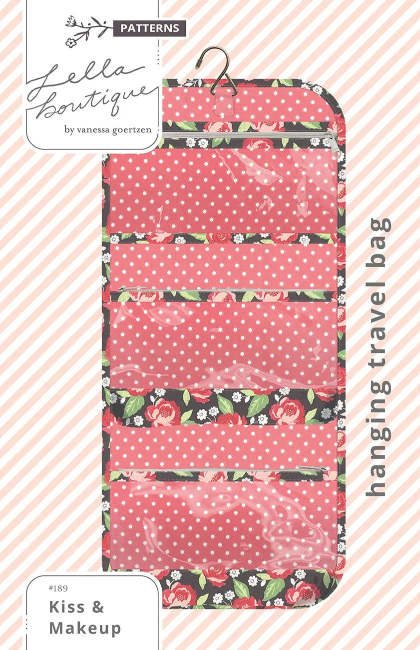 Kiss & Makeup Hanging Travel Bag