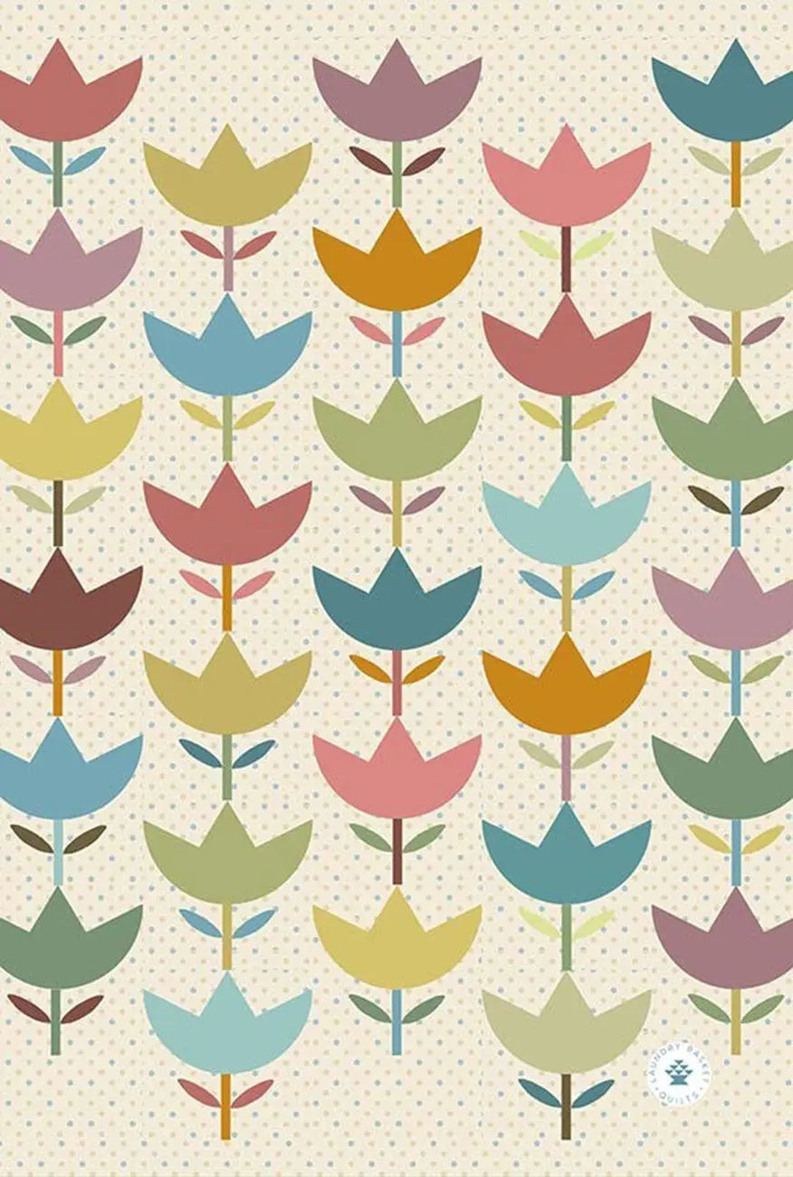 Kitchen Towel Tulip Patch