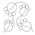 Kitty Prints E2E Pantograph for Quilting