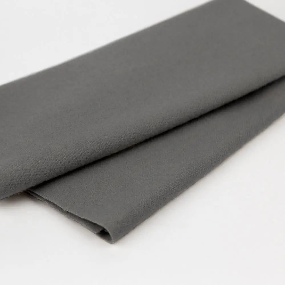 LN04 - Grey Flannel Merino Wool Fabric