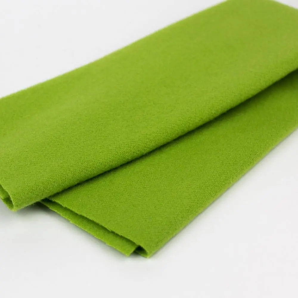 LN13 - Electric Lime Merino Wool Fabric