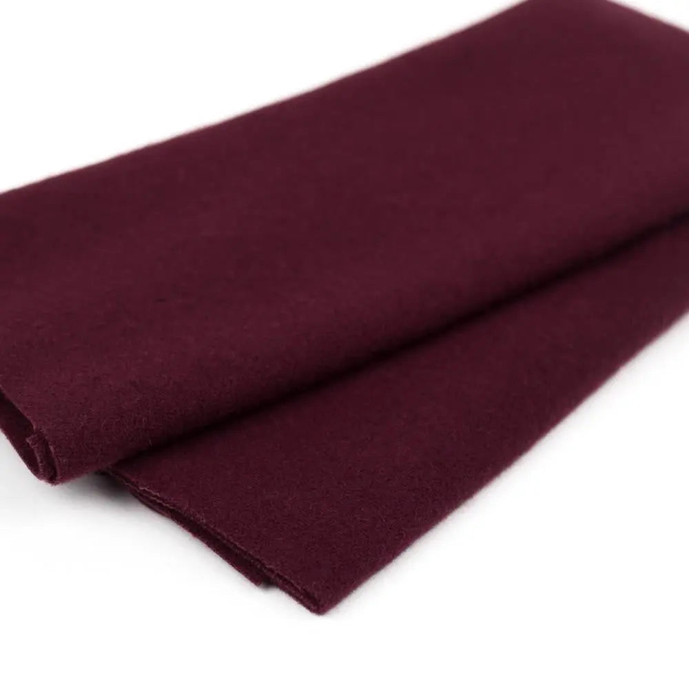 LN26 - Black Cherry Merino Wool Fabric