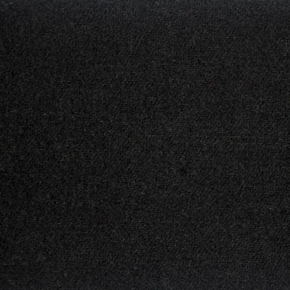 LN30 - Black Merino Wool Fabric