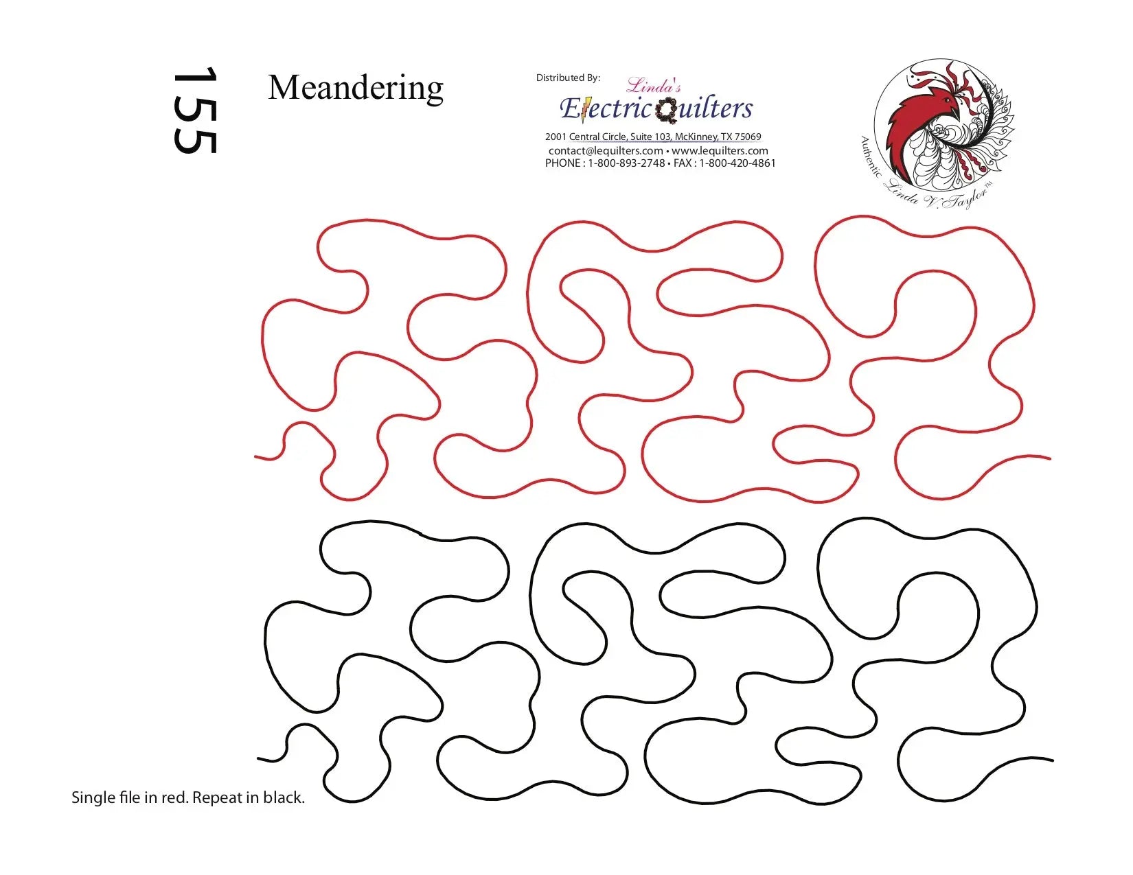 155A Meandering Pantograph by Linda V. Taylor