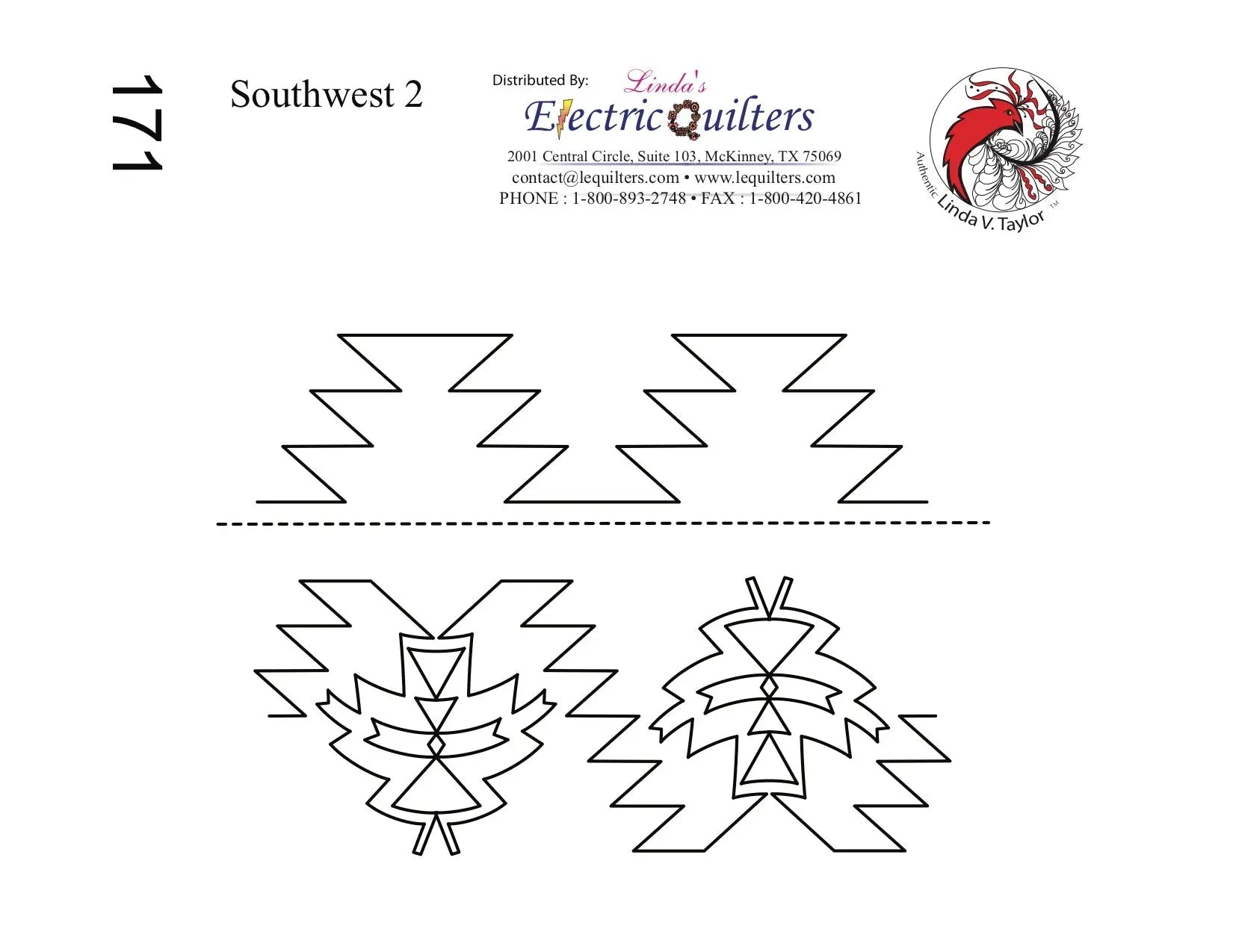 171 Southwest 2 Pantograph by Linda V. Taylor