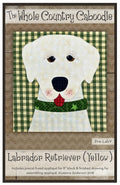 Labrador Retriever Yellow Precut Fused Applique Pack