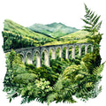 Landscapes of Scotland Fabric Panel 14