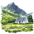 Landscapes of Scotland Fabric Panel 16