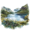 Landscapes of Scotland Fabric Panel 18