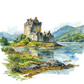 Landscapes of Scotland Fabric Panel 23