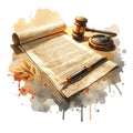 Law Office Fabric Panel 9