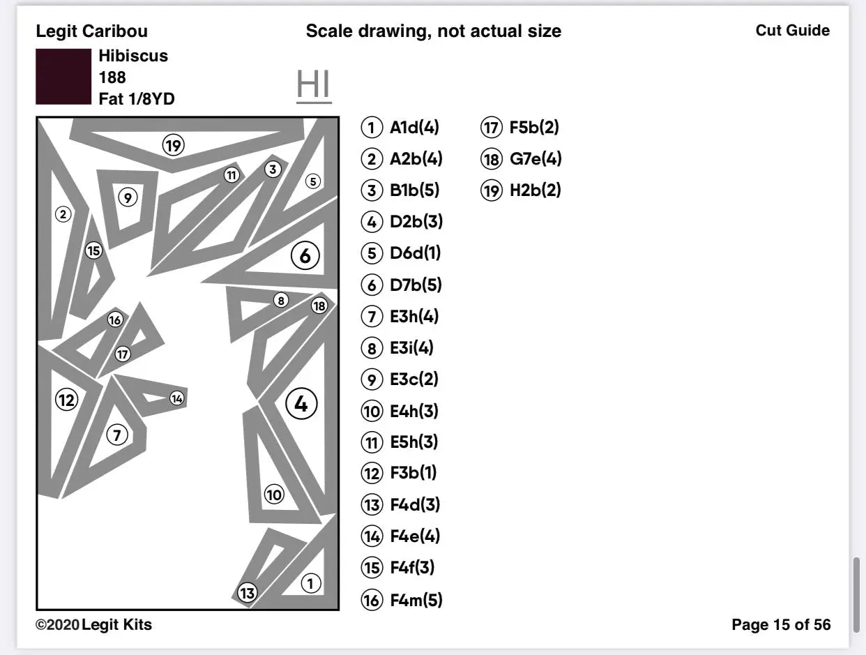 Legit Caribou Quilt Kit