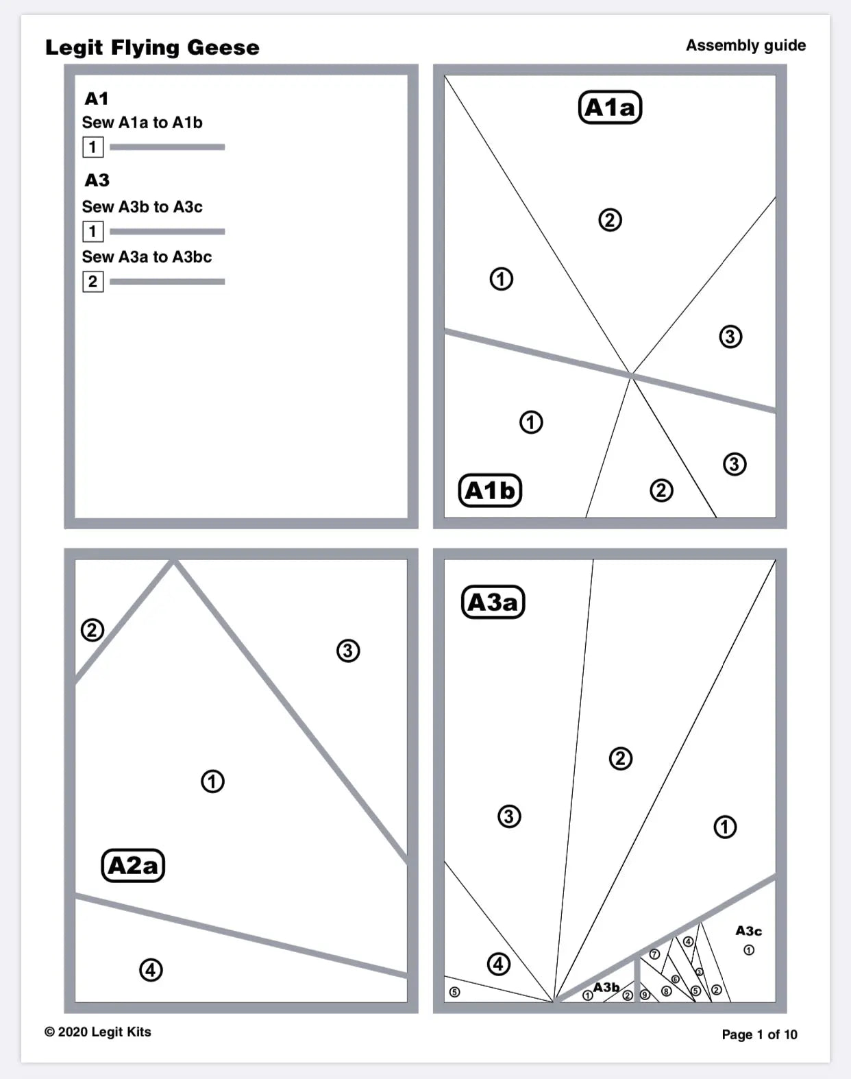 Legit Flying Geese Pattern