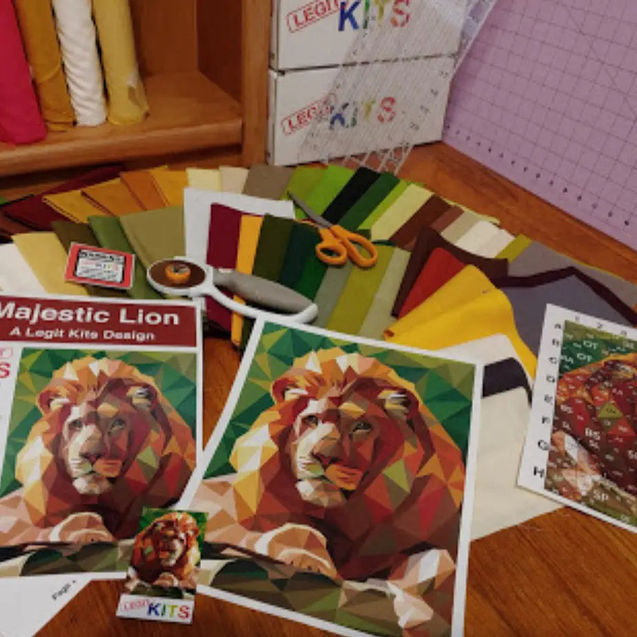 Legit Lion Full Quilt Kit