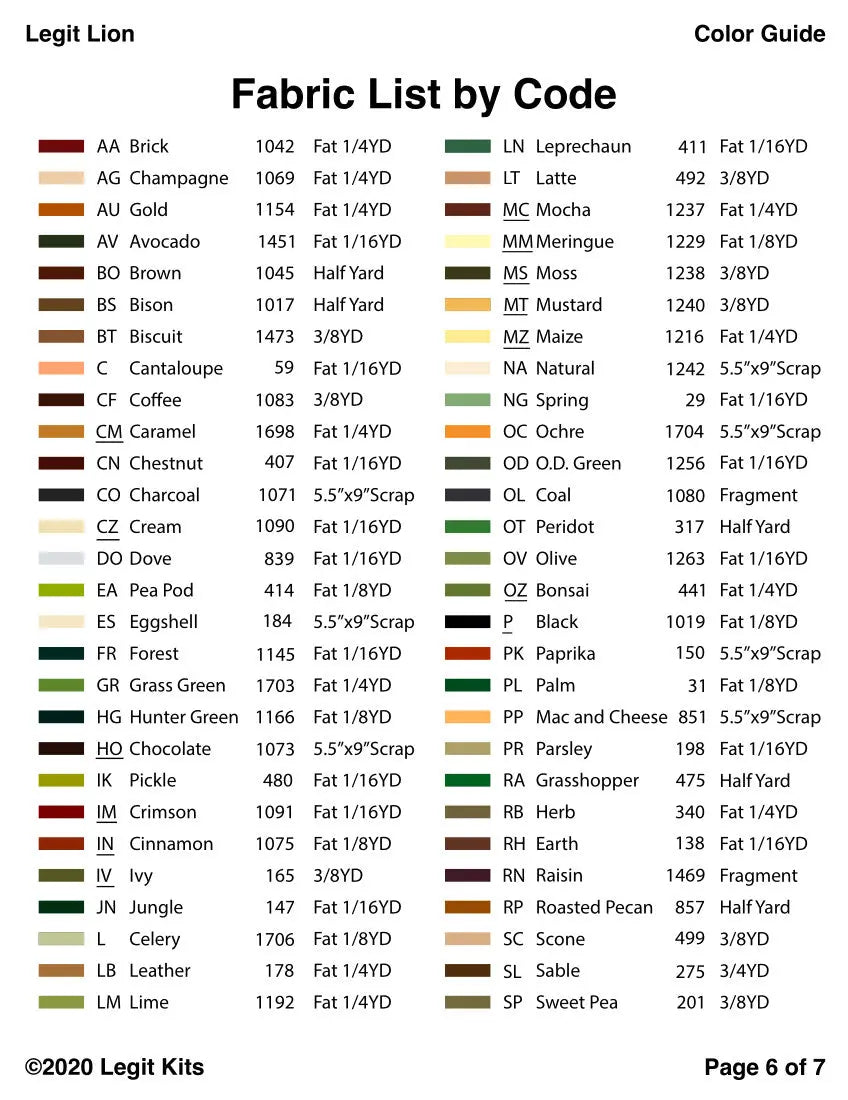 Legit Lion Pattern