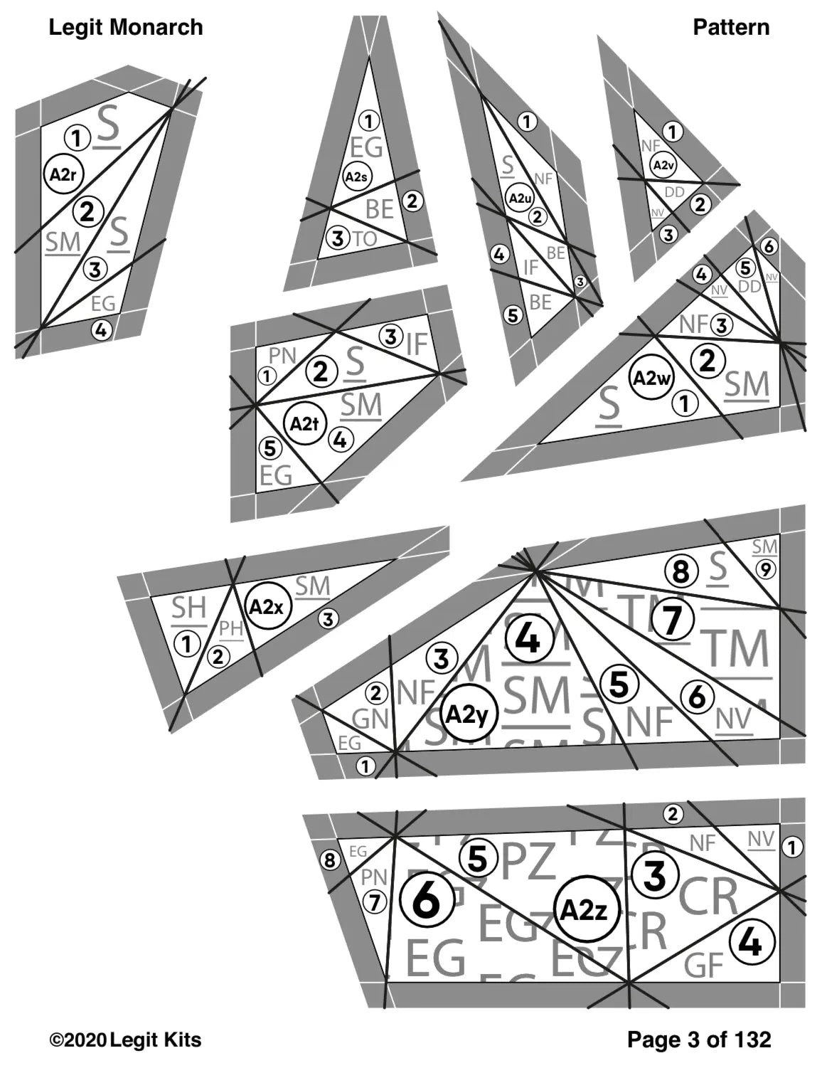 Legit Monarch Quilt Kit