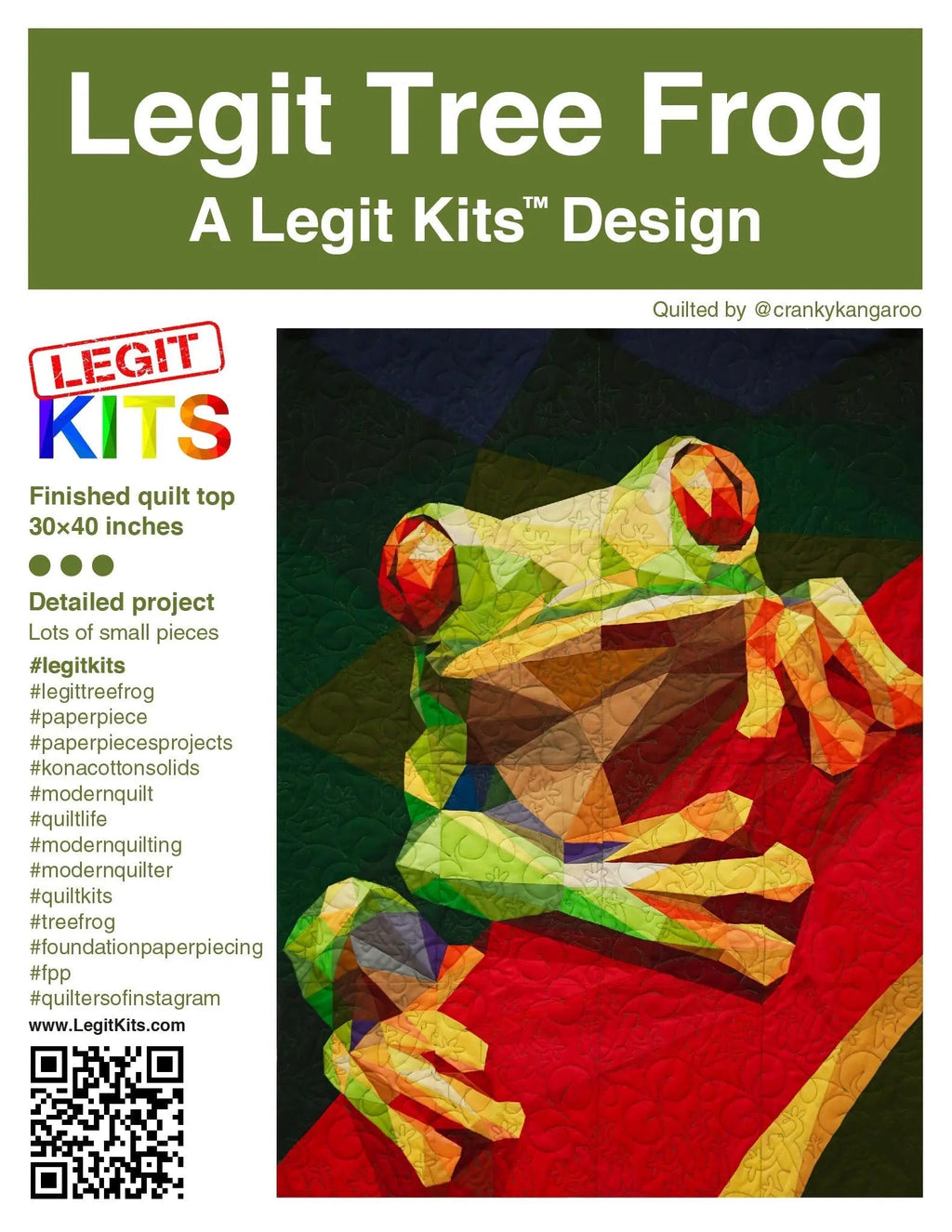 Legit Tree Frog Pattern