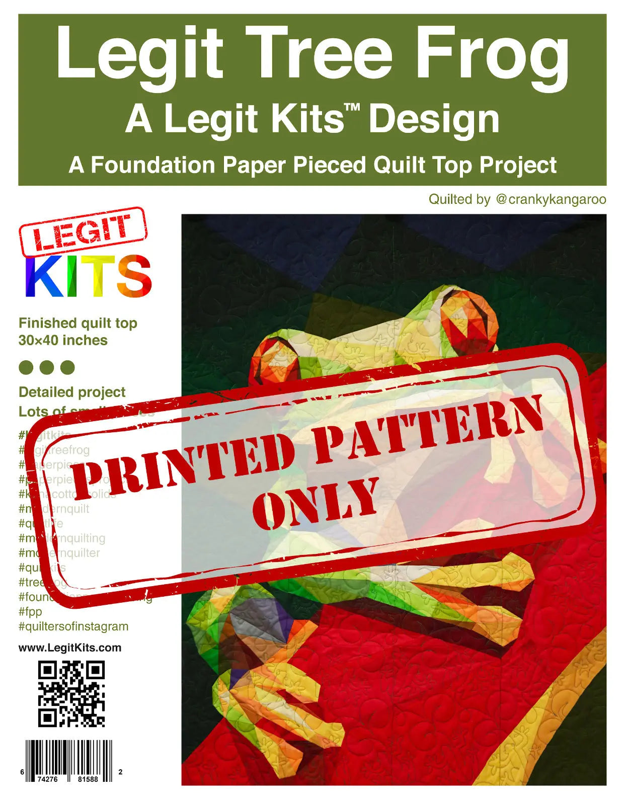 Legit Tree Frog Pattern