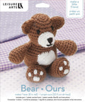 Leisure Arts Little Crochet Friend Kit Small Bear