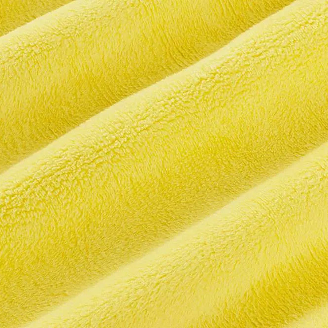 Lemon Solid Cuddle 3 58/60" Fabric per yard