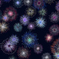 Light Up the Sky Ink Digital Cuddle Fabric per yard