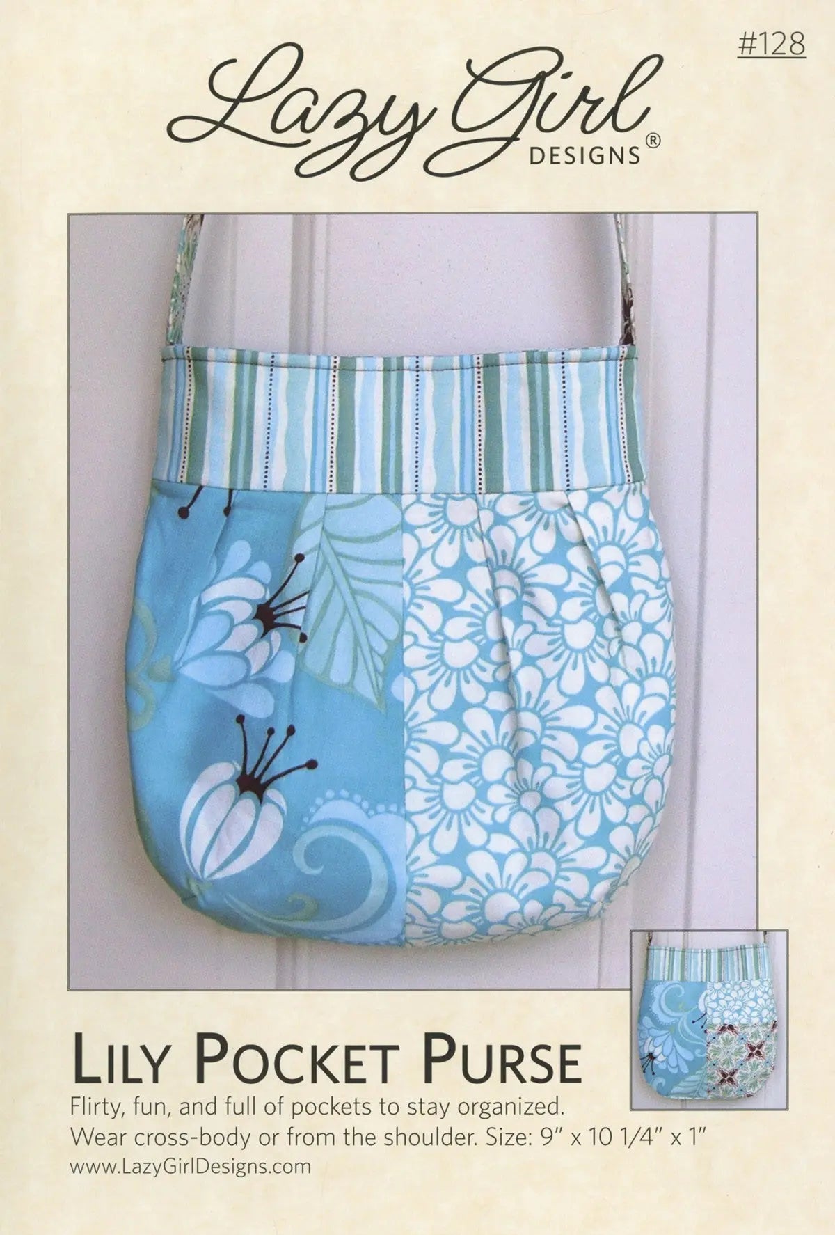 Lily Pocket Purse 9in x 10-1/4in x 1in