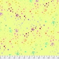 Lime Fairy Dust Tula's True Colors 44"/45" Cotton Fabric Per Yard