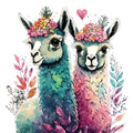 Llama Friends Fabric Panel 8