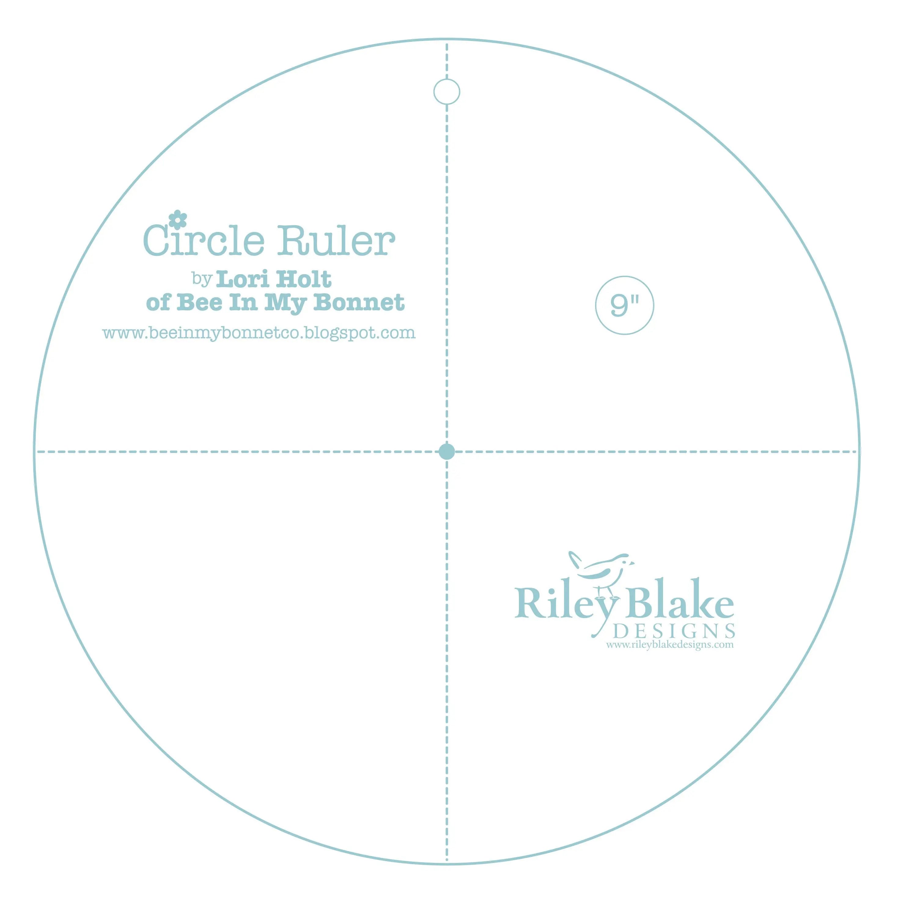 Lori Holt Circle Ruler 9in