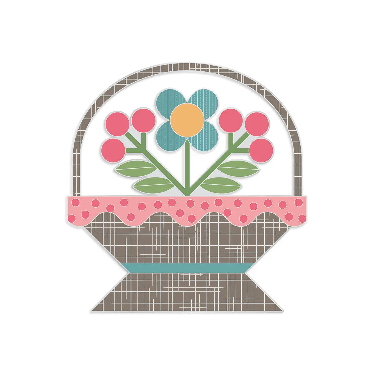Lori Holt Flower Basket Needle Minder