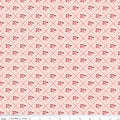 Love You Always - Floral Plaid - Pink 44"/45" Fabric Per Yard