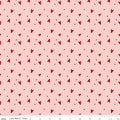 Love You Always - Hearts - Pink 44"/45" Fabric Per Yard