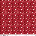 Love You Always - Hearts - Red 44"/45" Fabric Per Yard