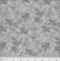 Lt Gray Harvest Leaves 45" Wide Cotton Fabric Per Yard