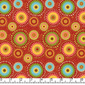 Lt Red Lucky Medallion 45" Wide Cotton Fabric Per Yard